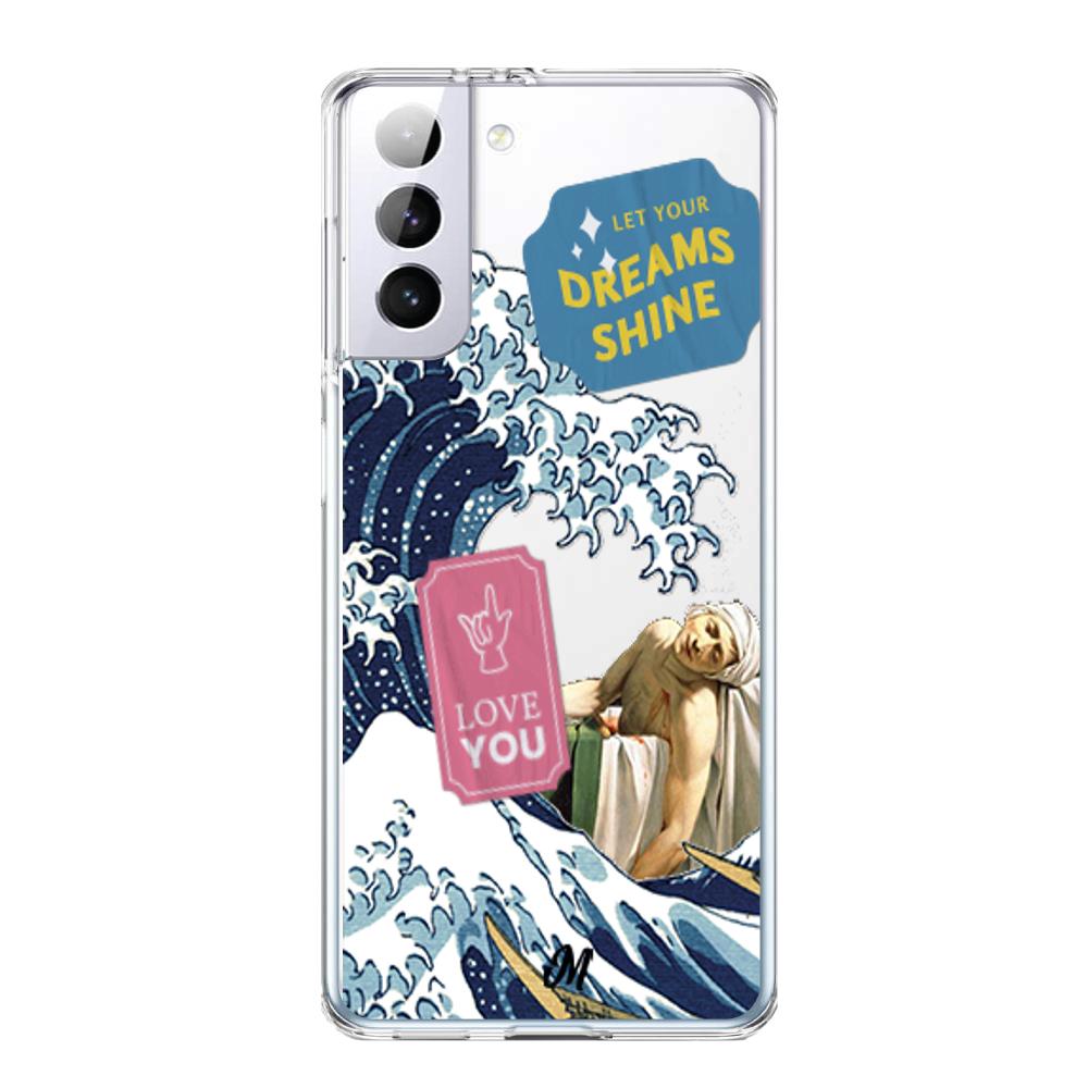 Case para Samsung S21 Plus Ola de sueños - Mandala Cases