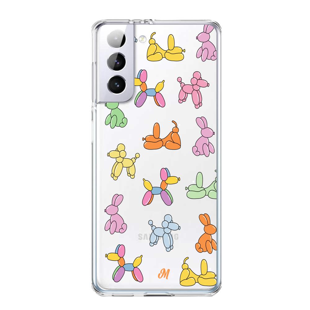 Case para Samsung S21 Plus Globos de mascotas - Mandala Cases