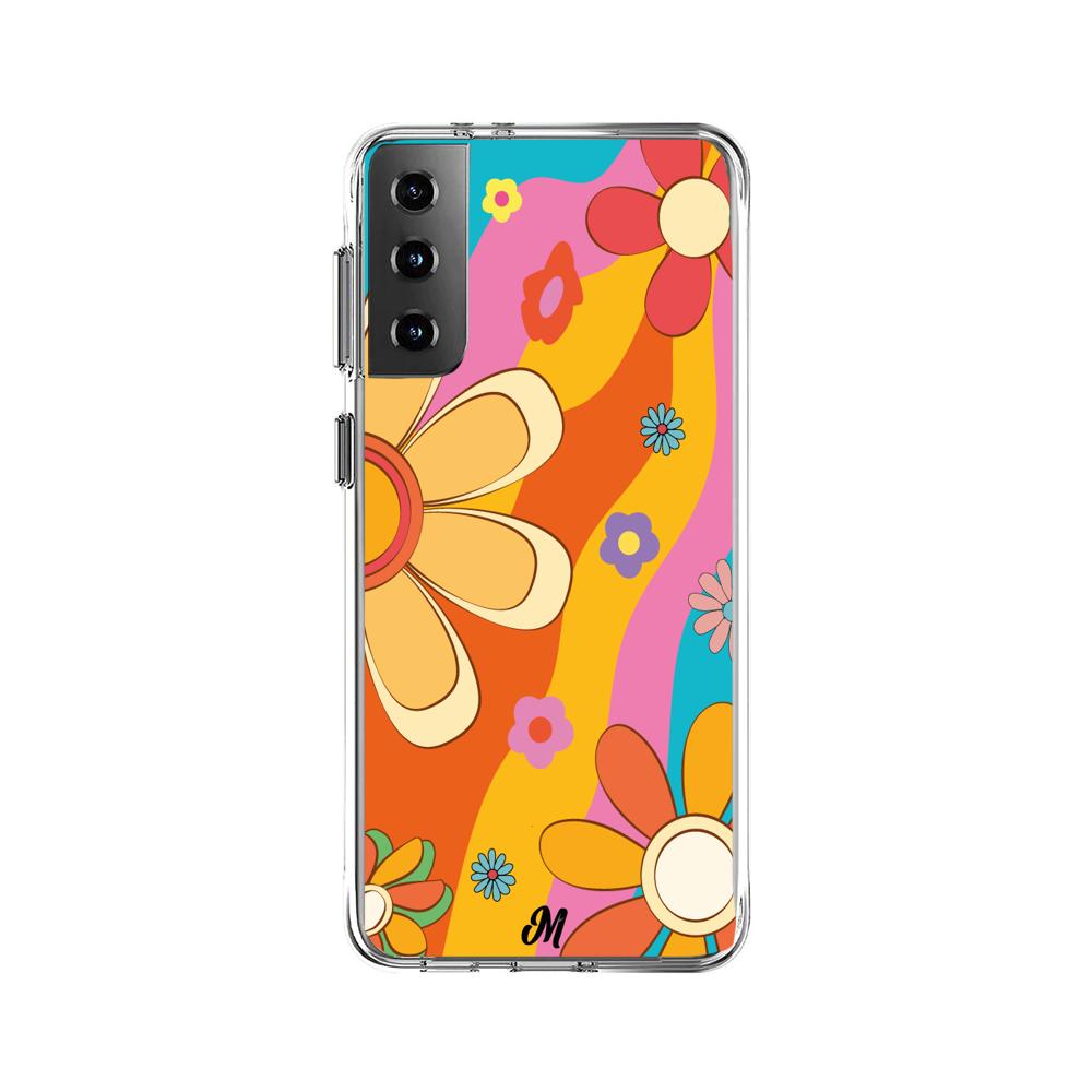 Case para Samsung S21 Plus Hippie Flowers - Mandala Cases