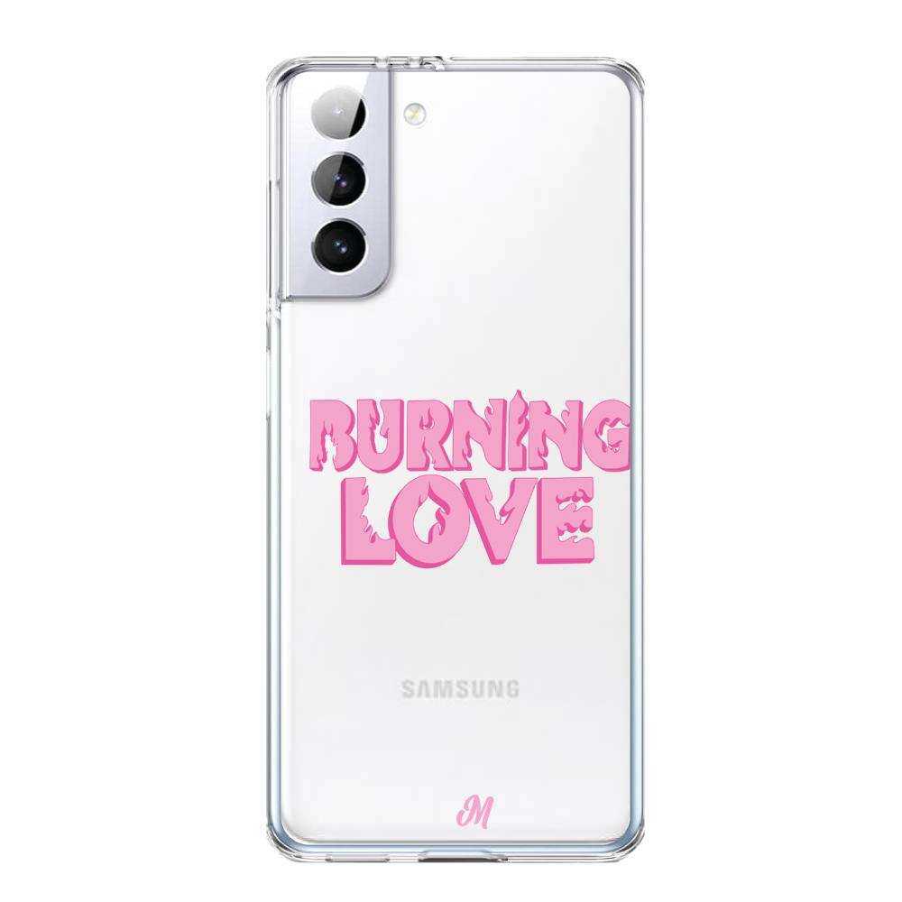 Case para Samsung S21 Plus Funda Burning Love  - Mandala Cases