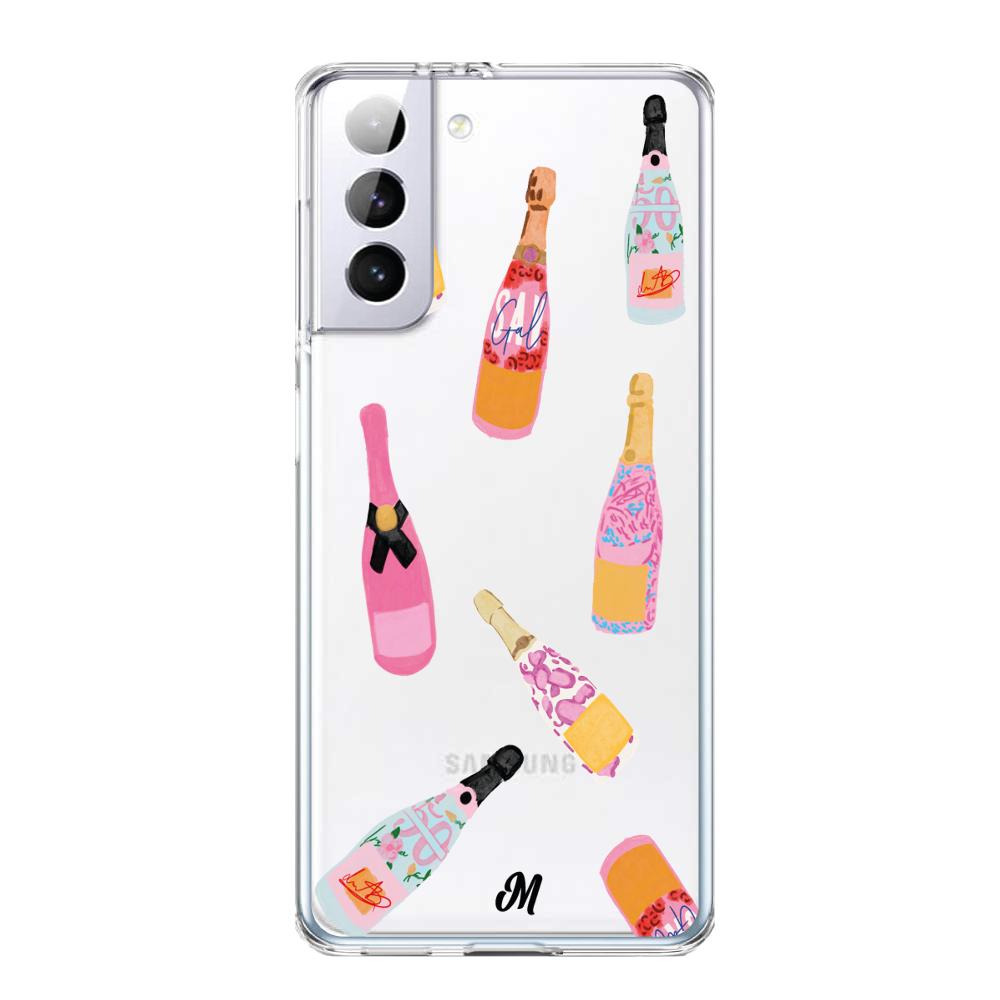 Case para Samsung S21 Plus Champagne Girl-  - Mandala Cases