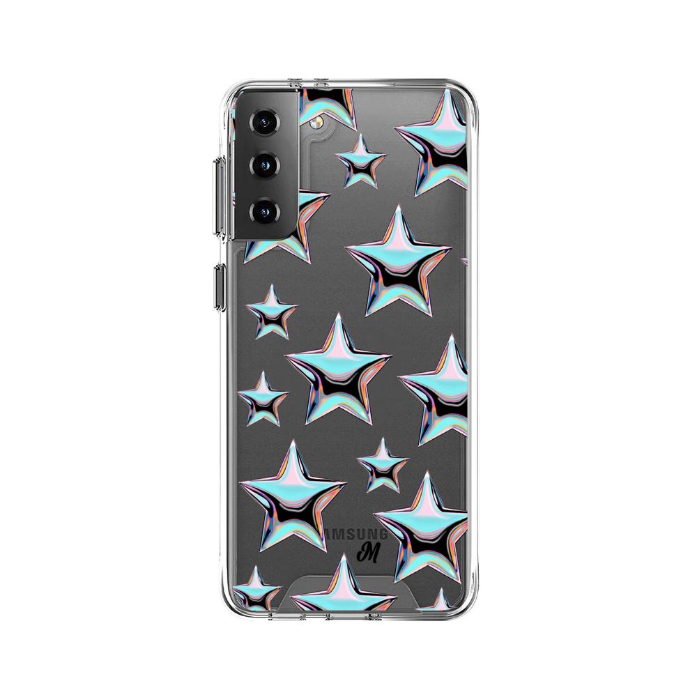 Case para Samsung S21 Plus Estrellas tornasol  - Mandala Cases