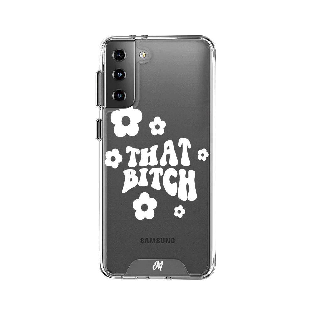 Case para Samsung S21 Plus That bitch blanco - Mandala Cases