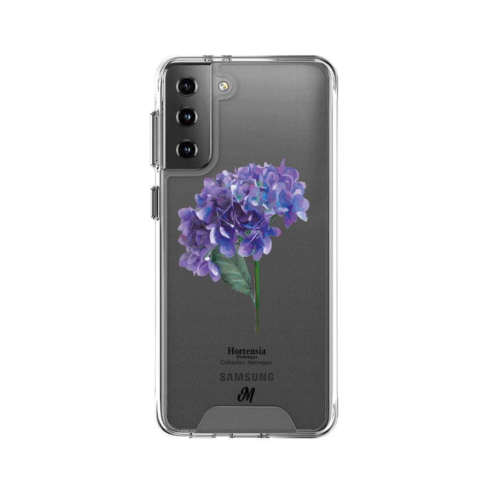 Case para Samsung S21 Plus Hortensia lila - Mandala Cases