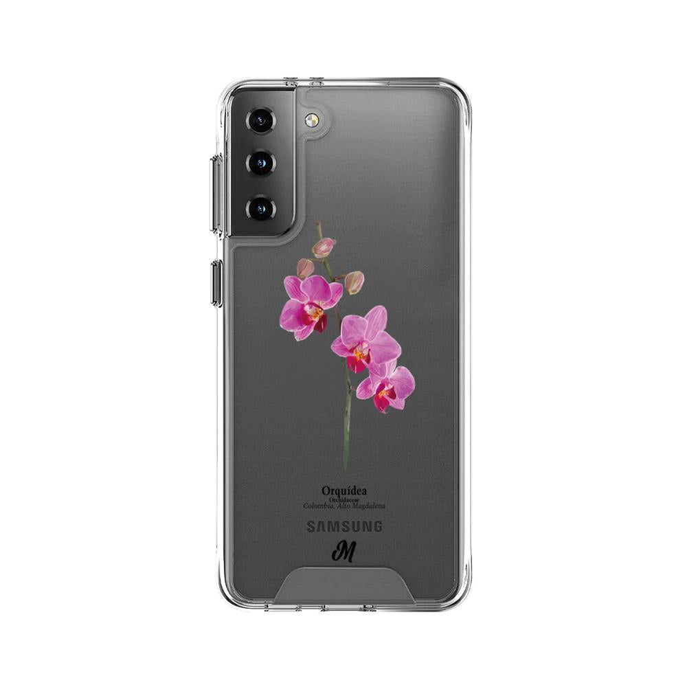 Case para Samsung S21 Plus Ramo de Orquídea - Mandala Cases