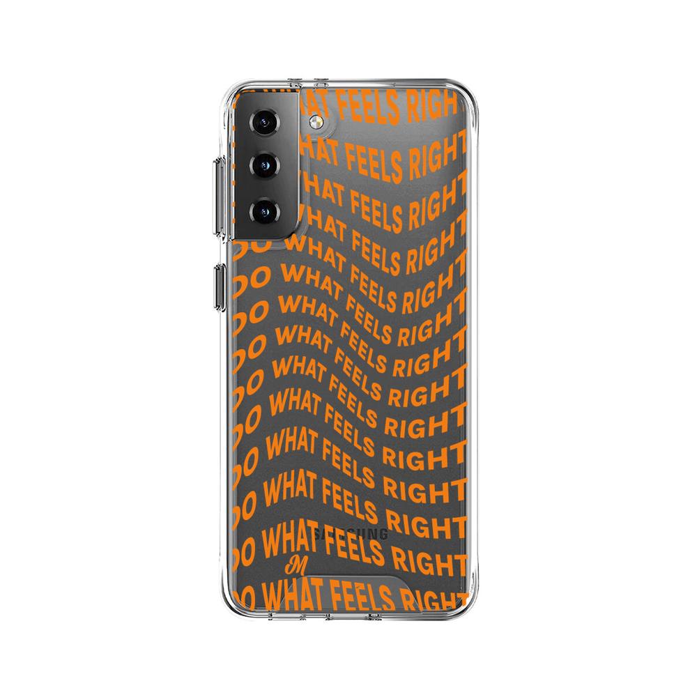 Case para Samsung S21 Plus Do What Feels Right - Mandala Cases