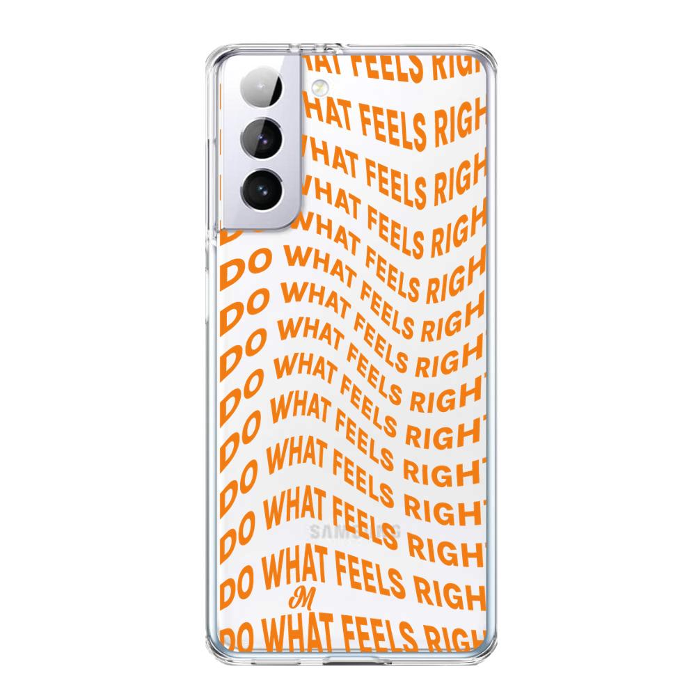 Case para Samsung S21 Plus Do What Feels Right - Mandala Cases