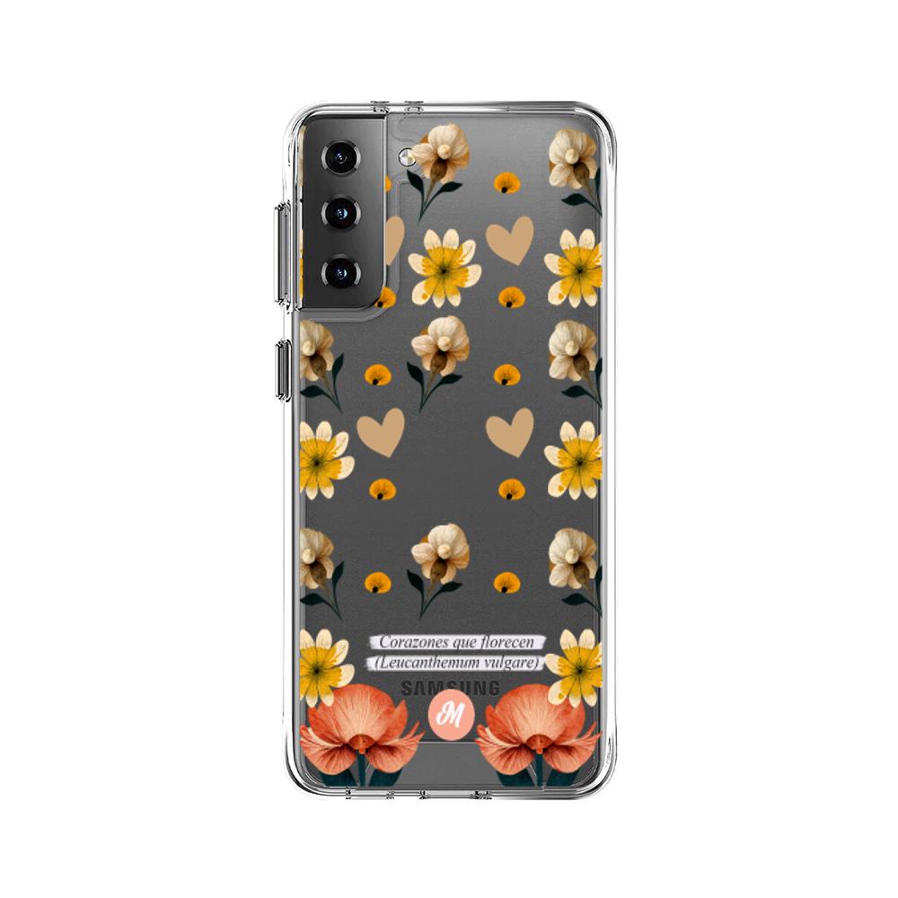 Cases para Samsung S21 Plus Corazones que florecen - Mandala Cases