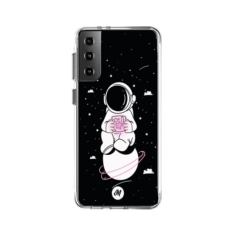 Cases para Samsung S21 Plus Funda Astronauta Remake - Mandala Cases