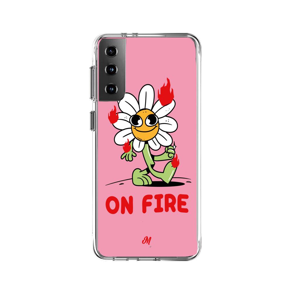 Cases para Samsung S21 Plus ON FIRE - Mandala Cases