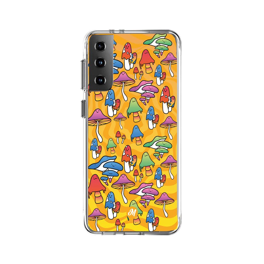 Cases para Samsung S21 Plus Color mushroom - Mandala Cases