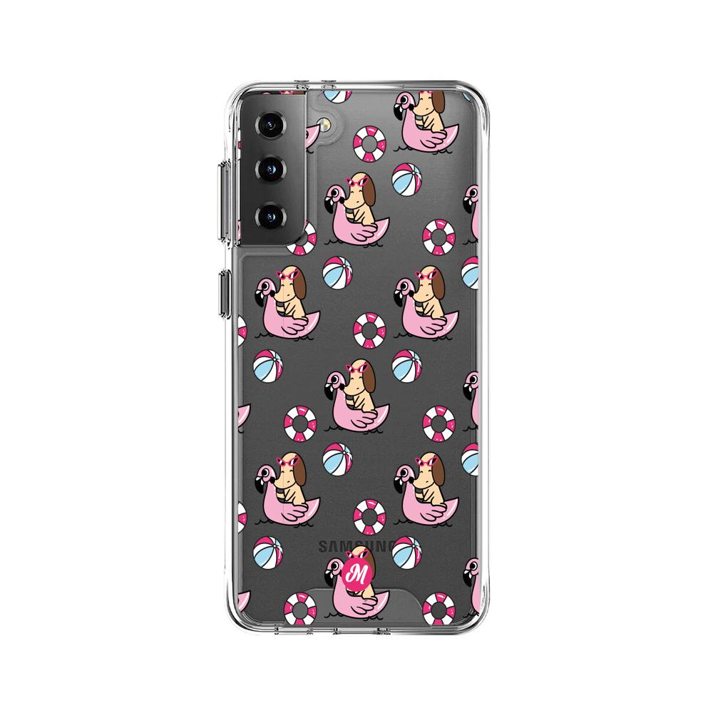 Cases para Samsung S21 Plus Perrito parchado - Mandala Cases