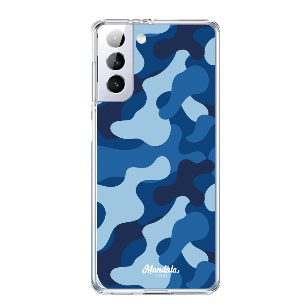Estuches para Samsung S21 Plus - Blue Militare Case  - Mandala Cases