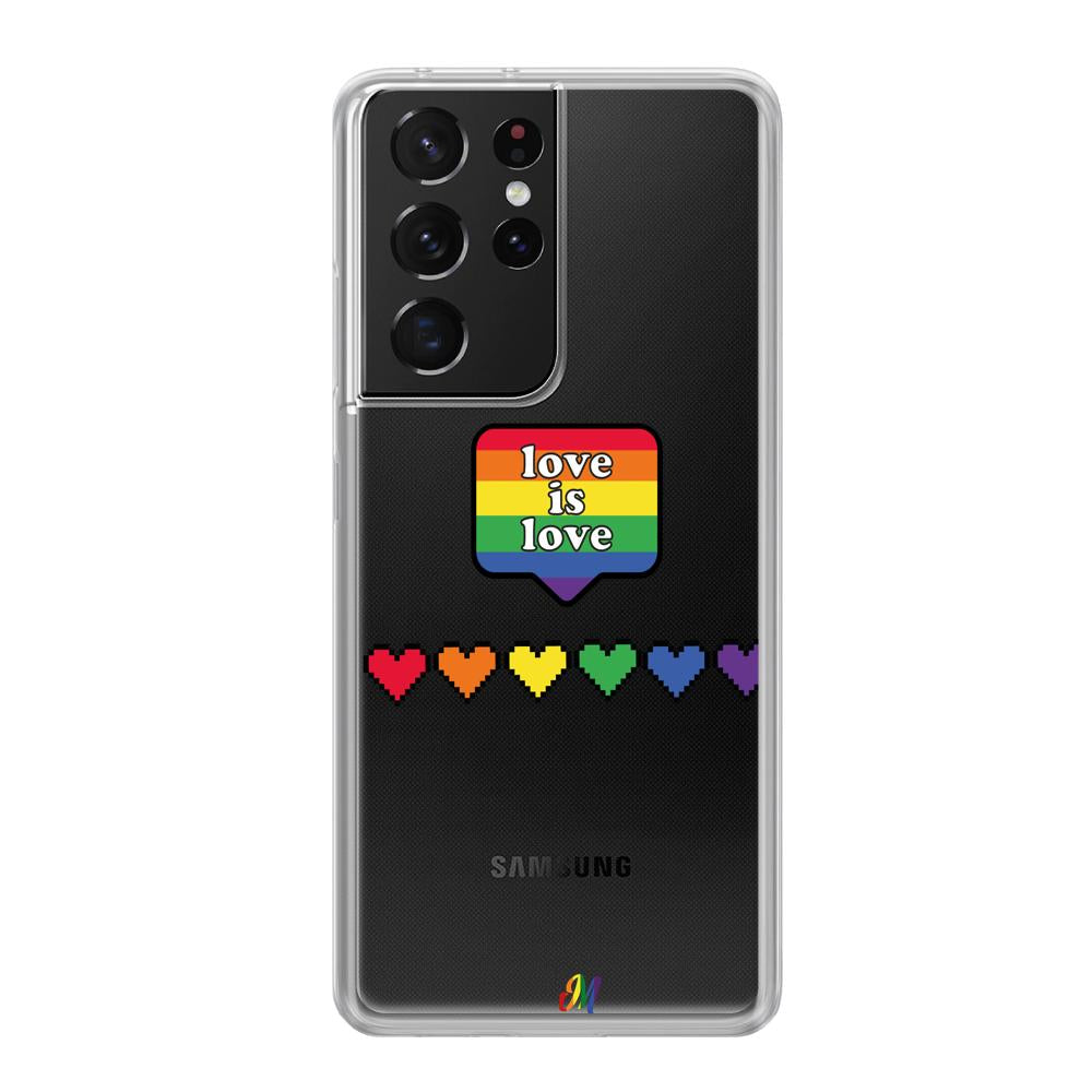 Case para Samsung S21 Ultra Amor es Amor - Mandala Cases