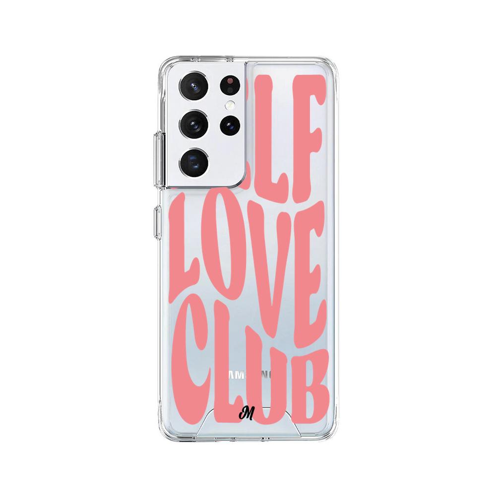 Case para Samsung S21 Ultra Self Love Club Pink - Mandala Cases