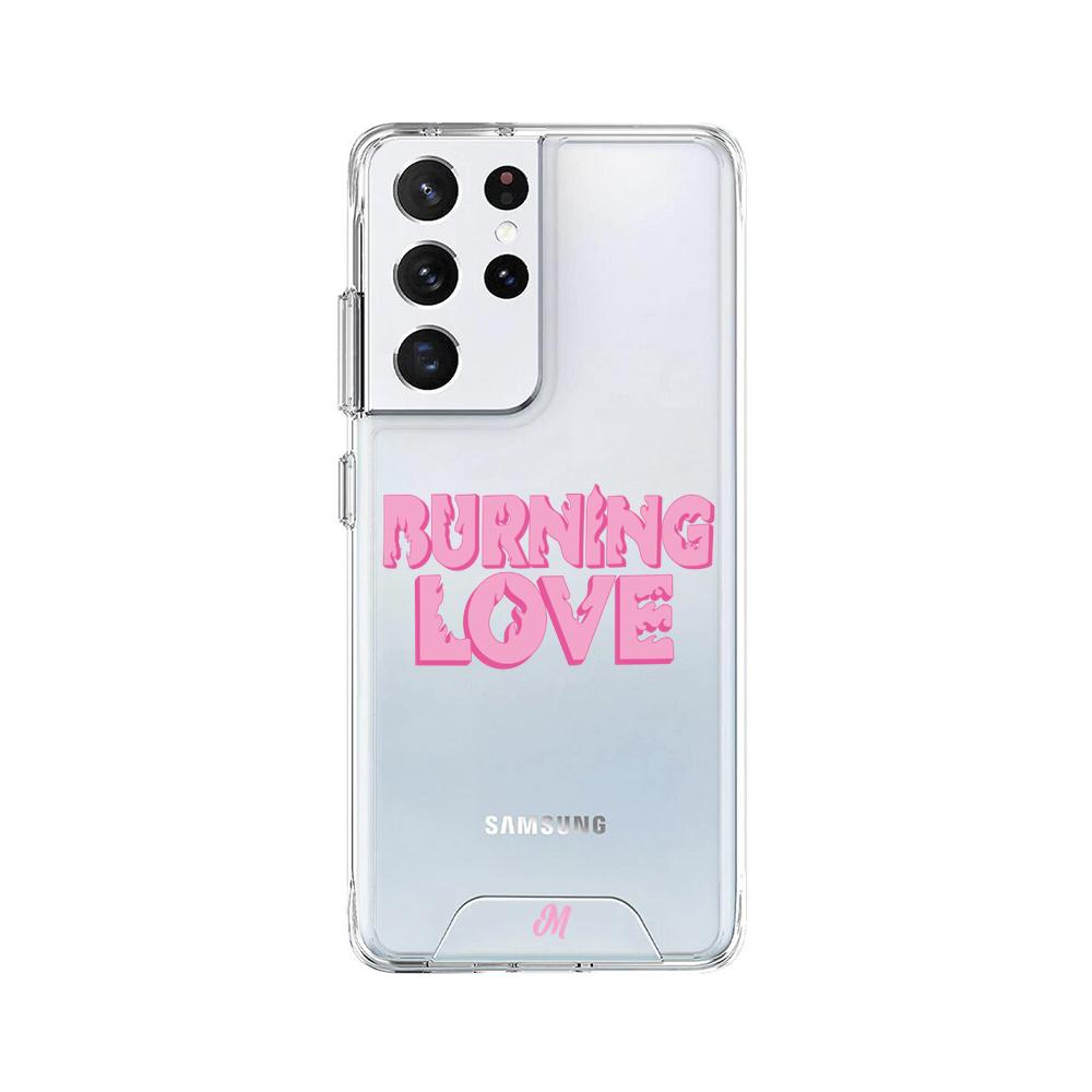 Case para Samsung S21 Ultra Funda Burning Love  - Mandala Cases