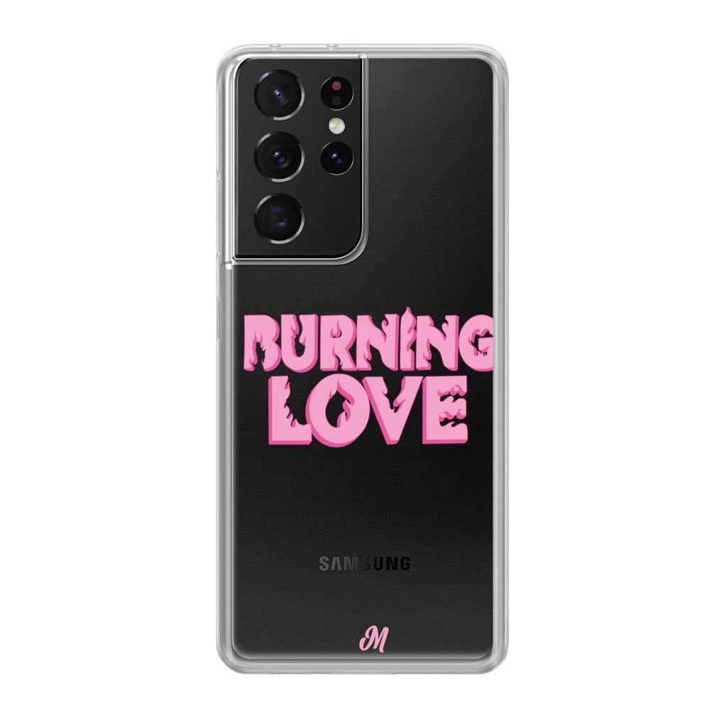 Case para Samsung S21 Ultra Funda Burning Love  - Mandala Cases