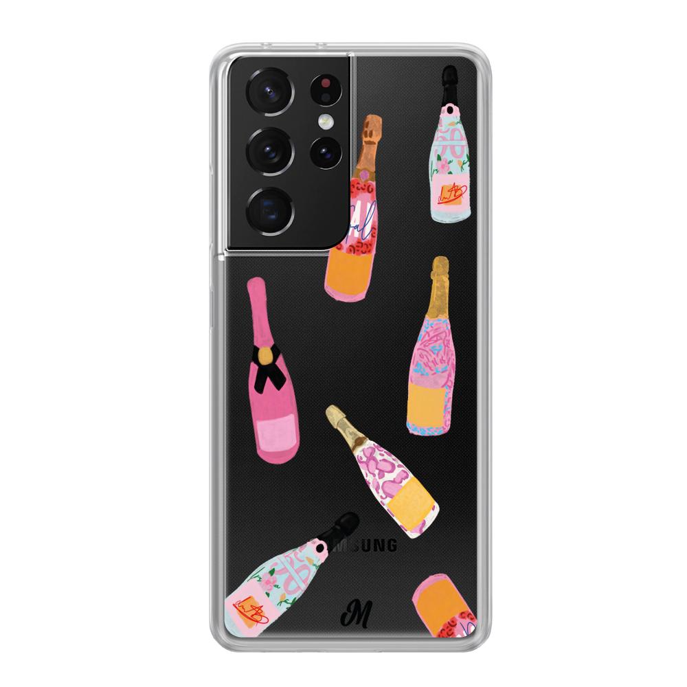 Case para Samsung S21 Ultra Champagne Girl-  - Mandala Cases