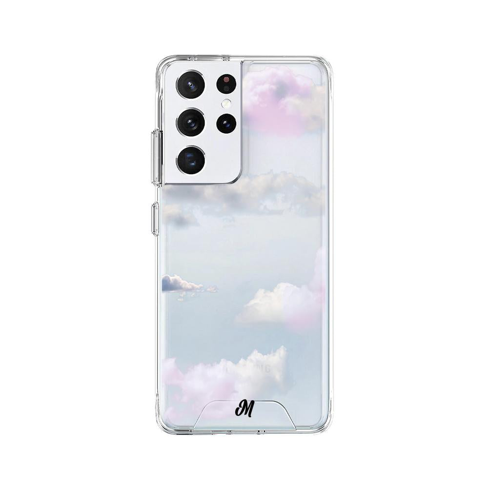 Case para Samsung S21 Ultra Nubes Lila-  - Mandala Cases
