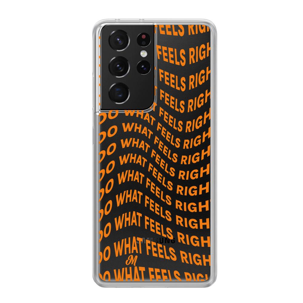 Case para Samsung S21 Ultra Do What Feels Right - Mandala Cases