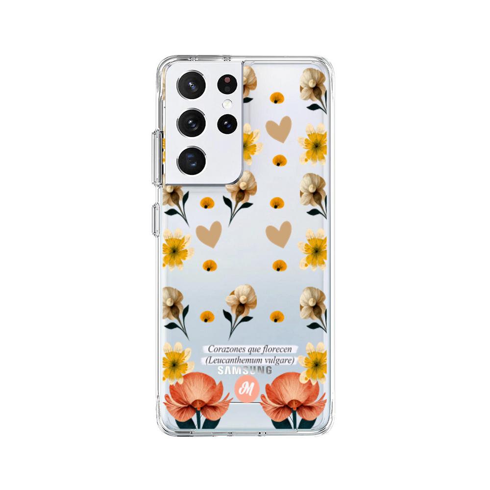 Cases para Samsung S21 Ultra Corazones que florecen - Mandala Cases