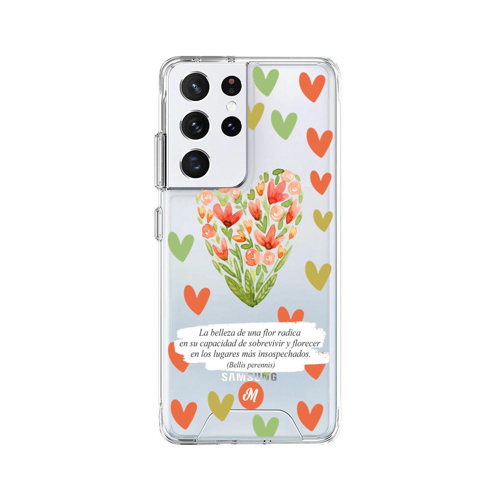 Cases para Samsung S21 Ultra Flores de colores - Mandala Cases