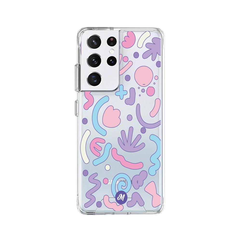Cases para Samsung S21 Ultra Colorful Spots Remake - Mandala Cases