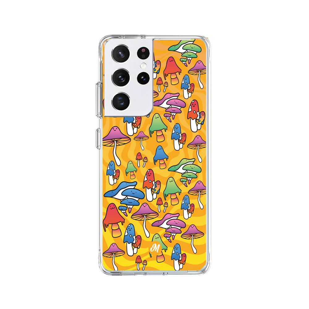 Cases para Samsung S21 Ultra Color mushroom - Mandala Cases
