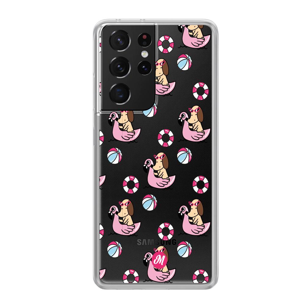 Cases para Samsung S21 Ultra Perrito parchado - Mandala Cases