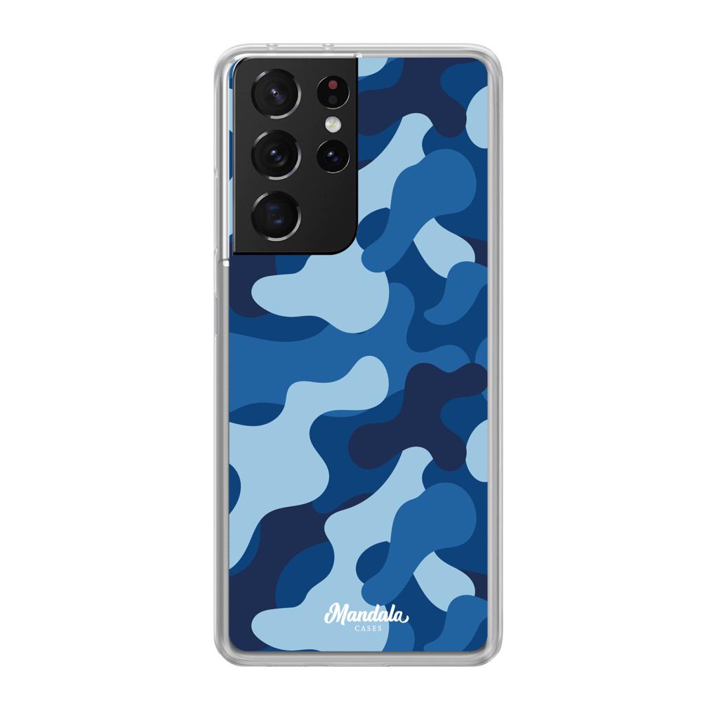 Estuches para Samsung S21 Ultra - Blue Militare Case  - Mandala Cases