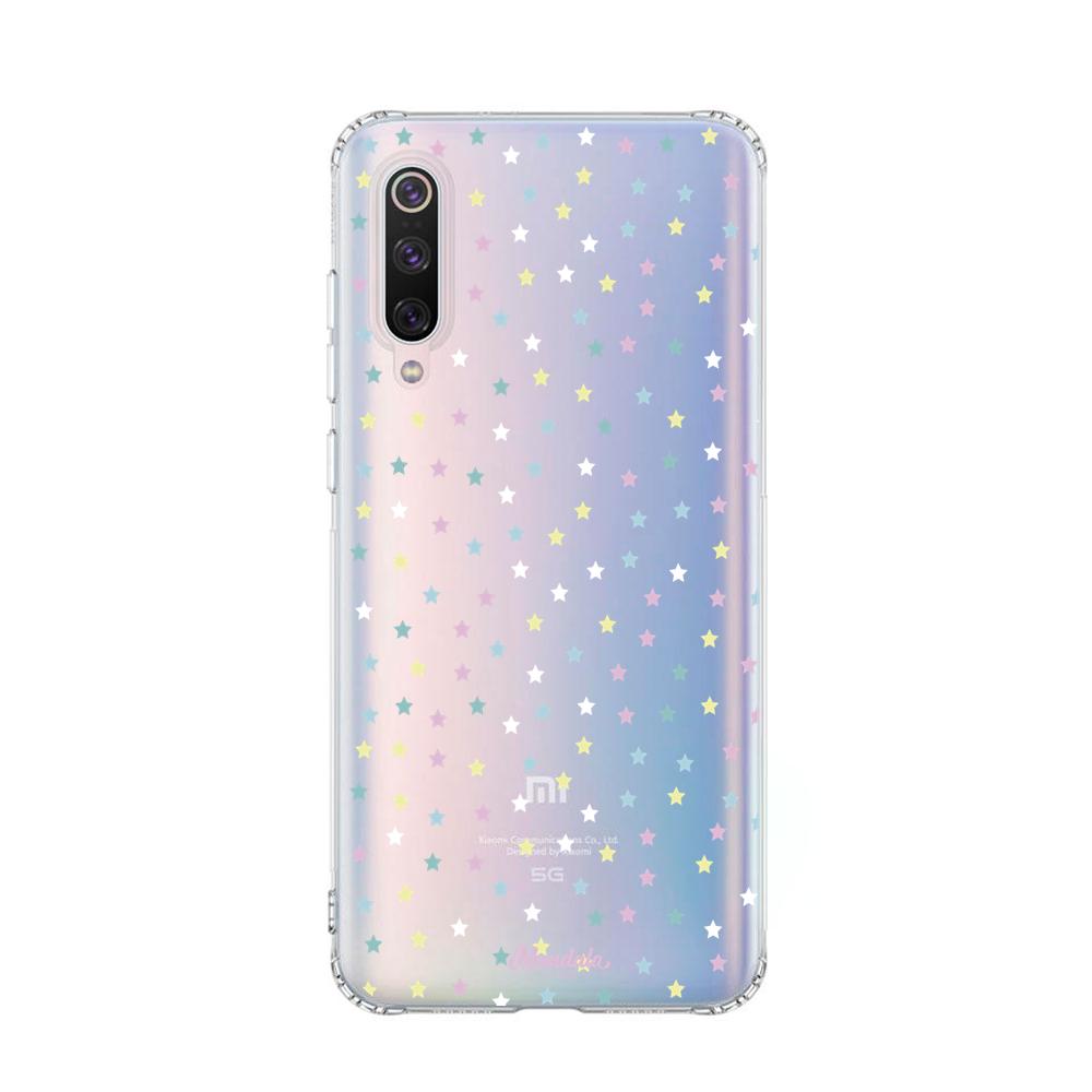 Case para Xiaomi Mi 9 Funda Estrellas Blancas  - Mandala Cases
