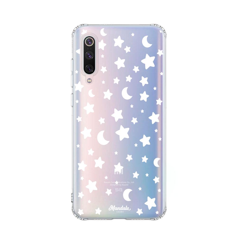 Case para Xiaomi Mi 9 Funda Universo Blanco - Mandala Cases