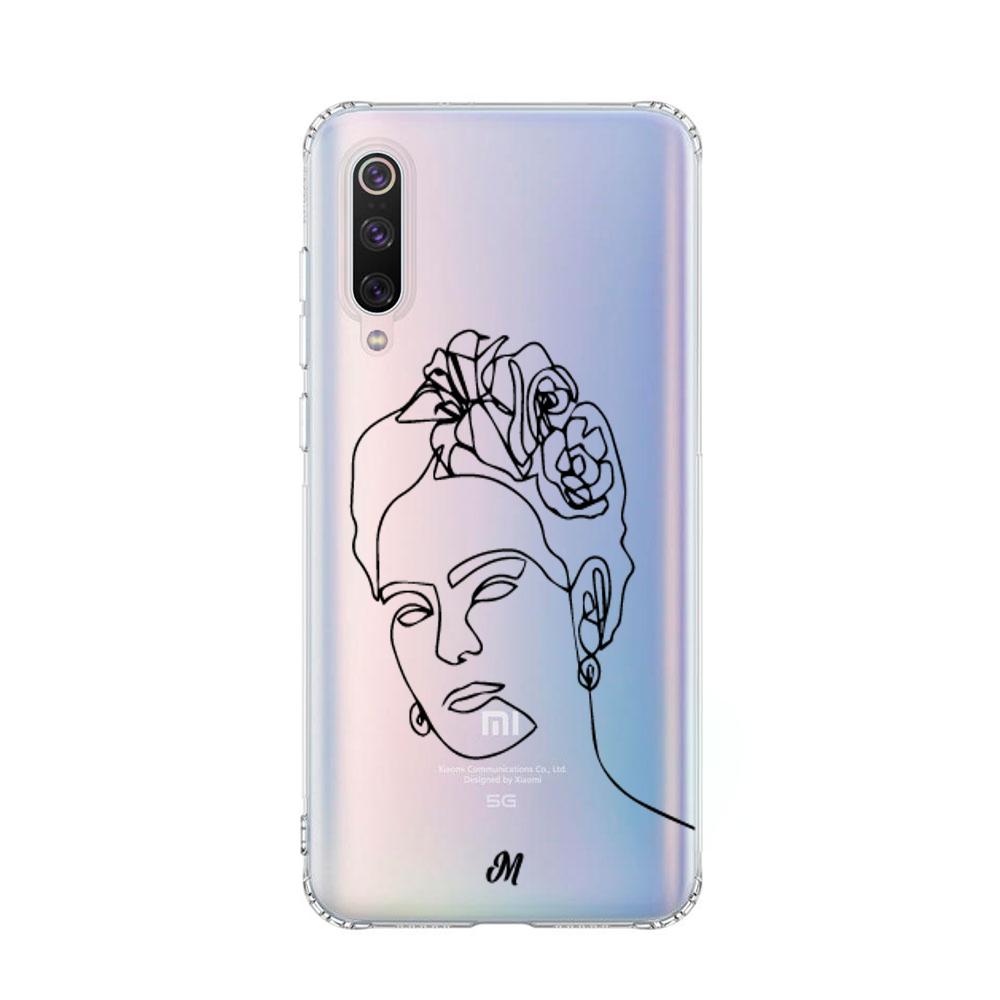 Estuches para Xiaomi Mi 9 - Frida Line Art Case  - Mandala Cases