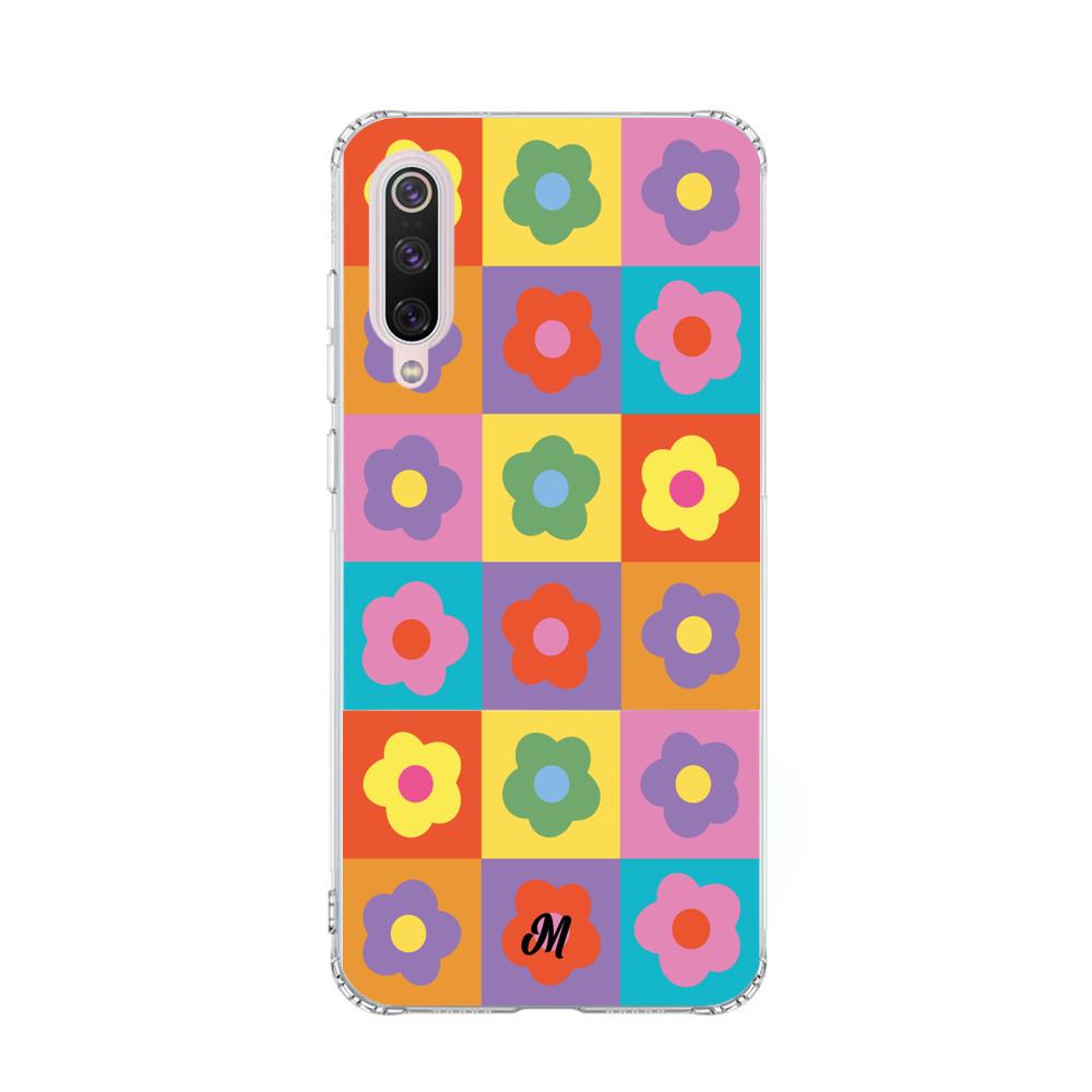 Case para Xiaomi Mi 9 Colors and Flowers - Mandala Cases