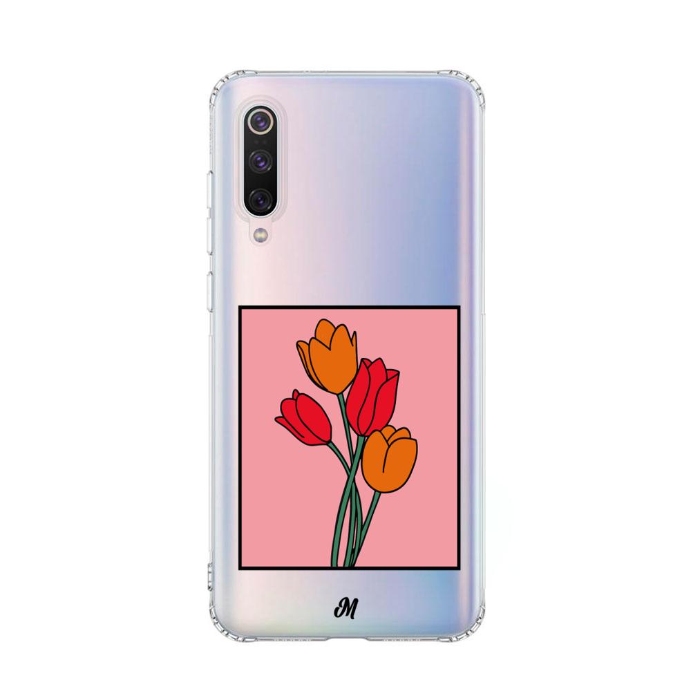 Case para Xiaomi Mi 9 Tulipanes de amor - Mandala Cases