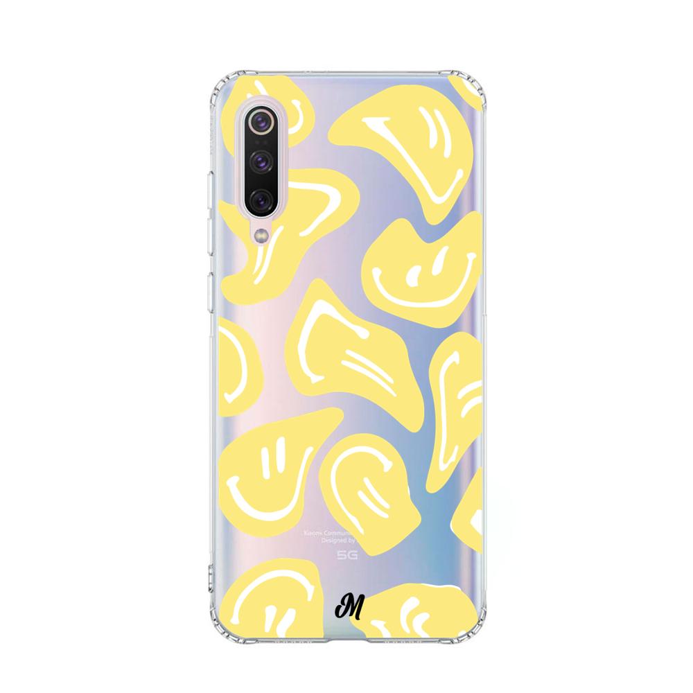 Case para Xiaomi Mi 9 Happy Face Amarillo-  - Mandala Cases