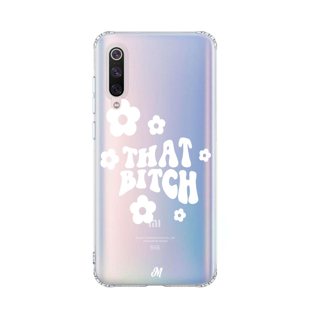 Case para Xiaomi Mi 9 That bitch blanco - Mandala Cases