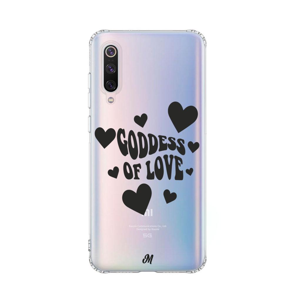 Case para Xiaomi Mi 9 Goddess of love negro - Mandala Cases