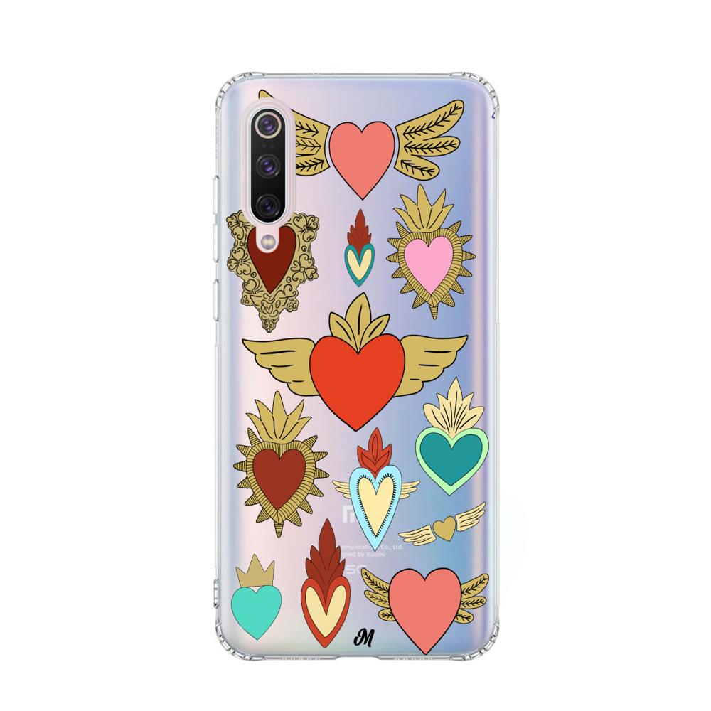 Case para Xiaomi Mi 9 corazon angel - Mandala Cases