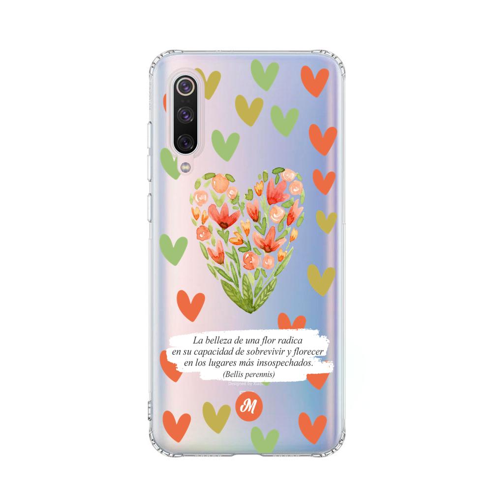 Cases para Xiaomi Mi 9 Flores de colores - Mandala Cases