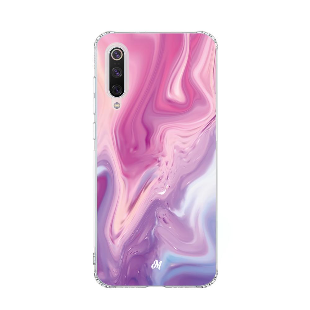 Cases para Xiaomi Mi 9 Marmol liquido pink - Mandala Cases
