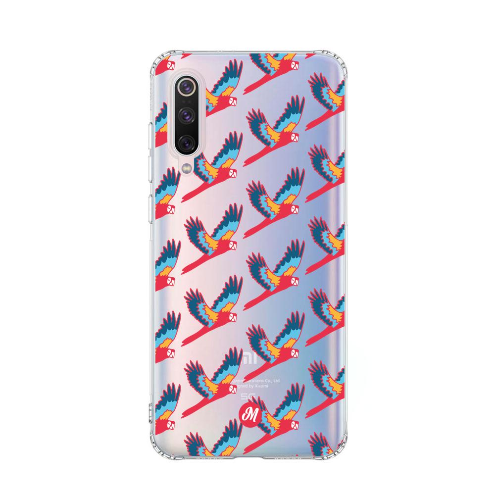 Cases para Xiaomi Mi 9 Guacamayo escarlata - Mandala Cases