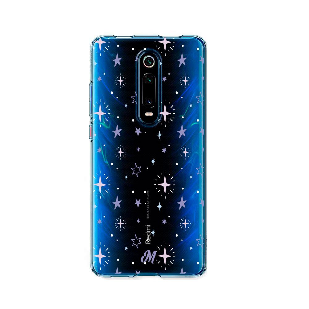 Case para Xiaomi Mi 9T / 9TPro Funda Estrellas Moradas  - Mandala Cases