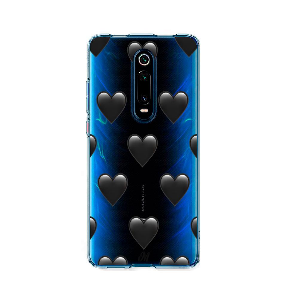 Case para Xiaomi Mi 9T / 9TPro de Corazón Negro - Mandala Cases