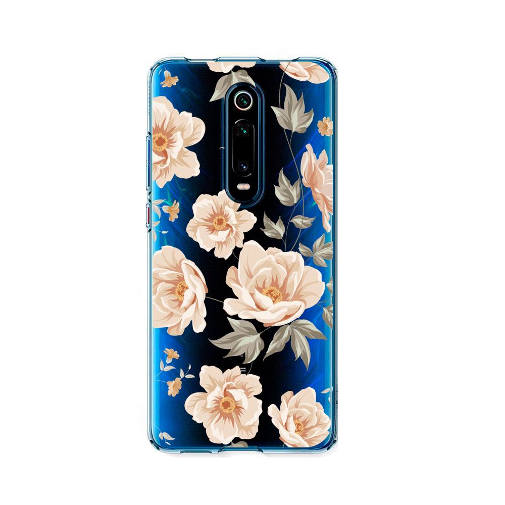 Case para Xiaomi Mi 9T / 9TPro de Flores Beige - Mandala Cases