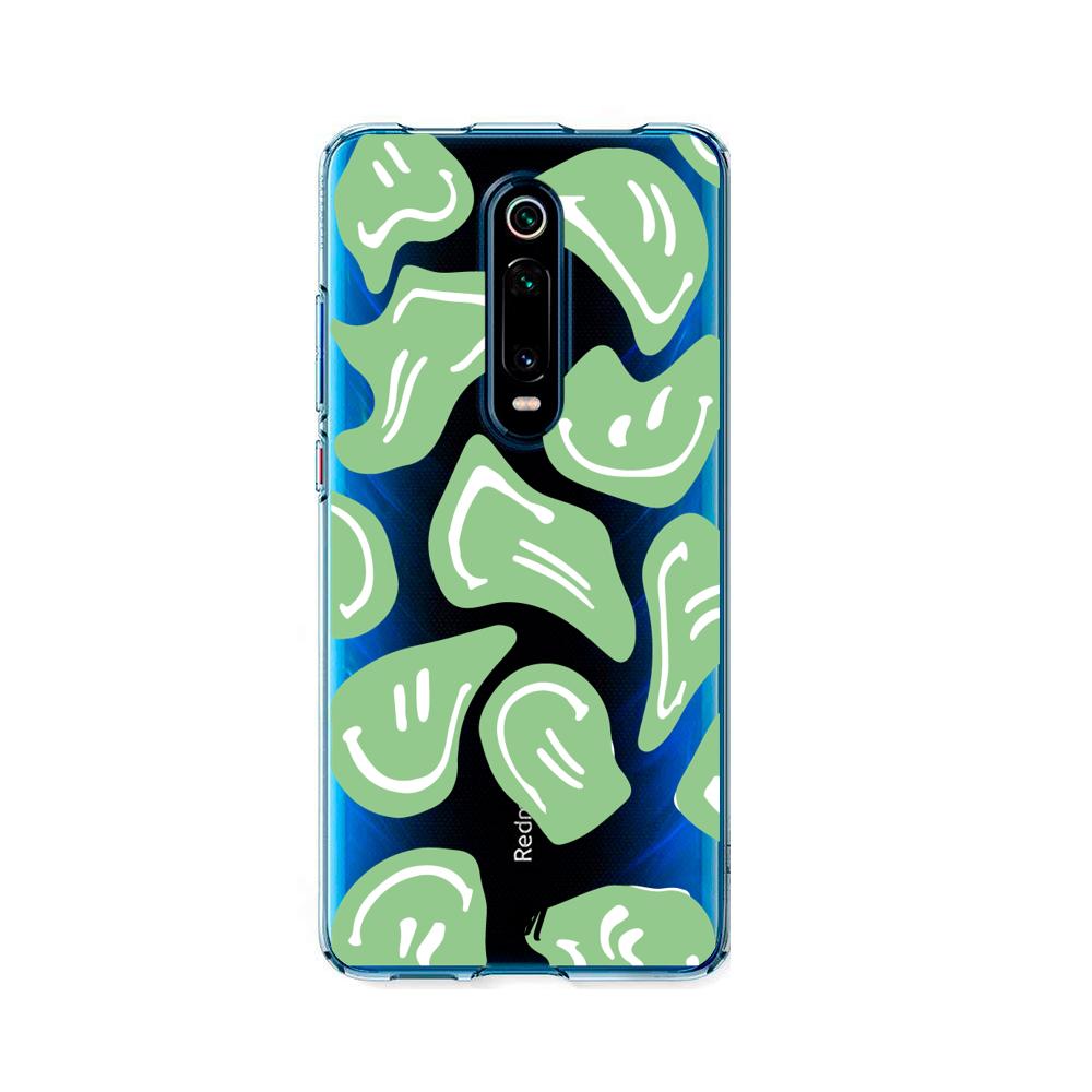 Case para Xiaomi Mi 9T / 9TPro Happy Face Verde-  - Mandala Cases