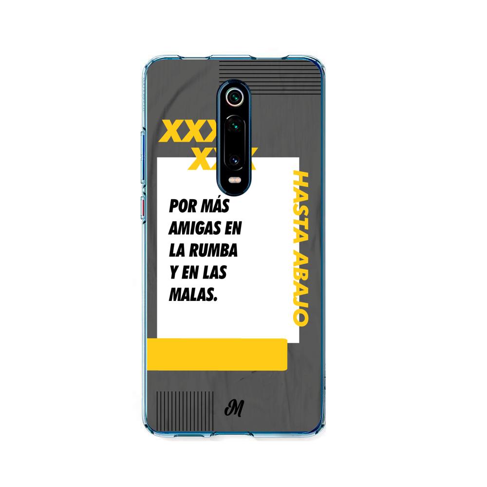 Case para Xiaomi Mi 9T / 9TPro Por mas amigas en la rumba negro - Mandala Cases