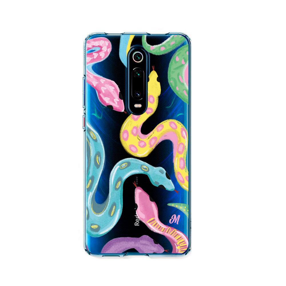Case para Xiaomi Mi 9T / 9TPro Serpientes coloridas - Mandala Cases