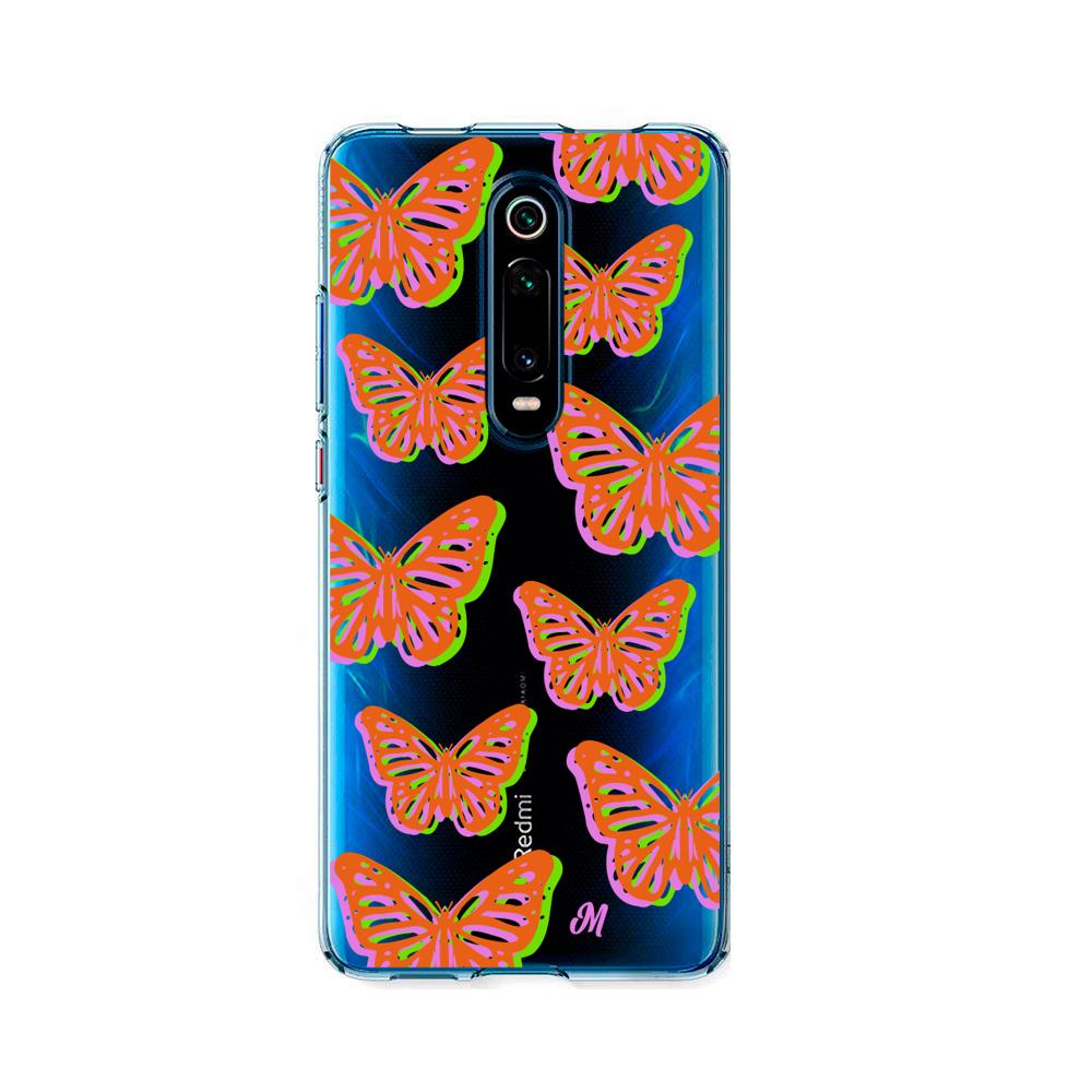 Case para Xiaomi Mi 9T / 9TPro Mariposas rojas aesthetic - Mandala Cases