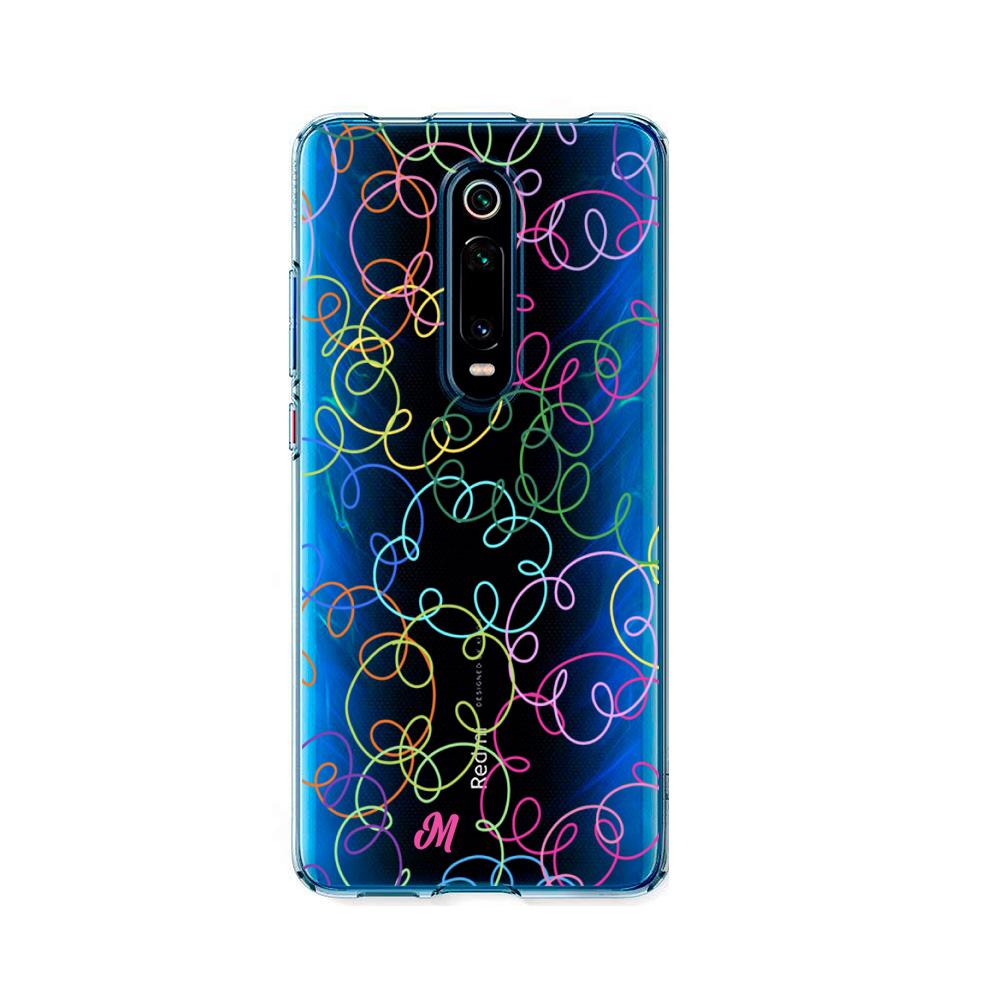 Case para Xiaomi Mi 9T / 9TPro Curly lines - Mandala Cases